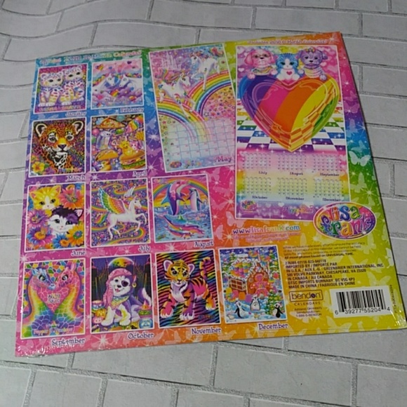 Lisa Frank 2019 Calendar - Picture 3 of 6